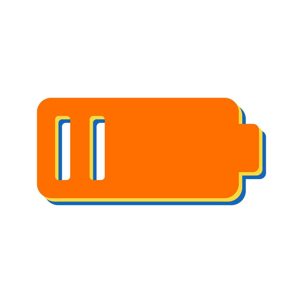 Low Battery Vector Icon