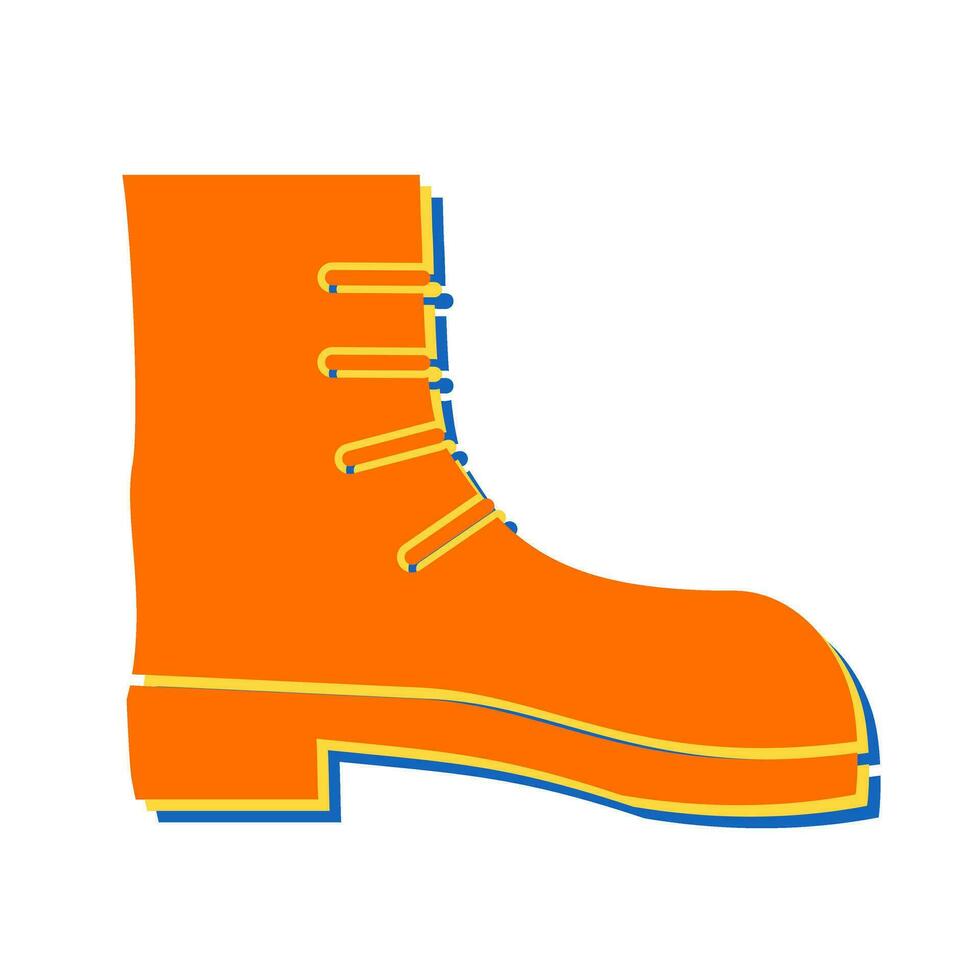 Camping Boot Vector Icon