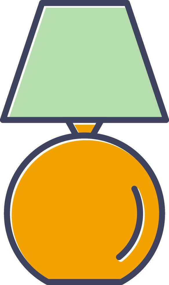 Table Lamp Vector Icon