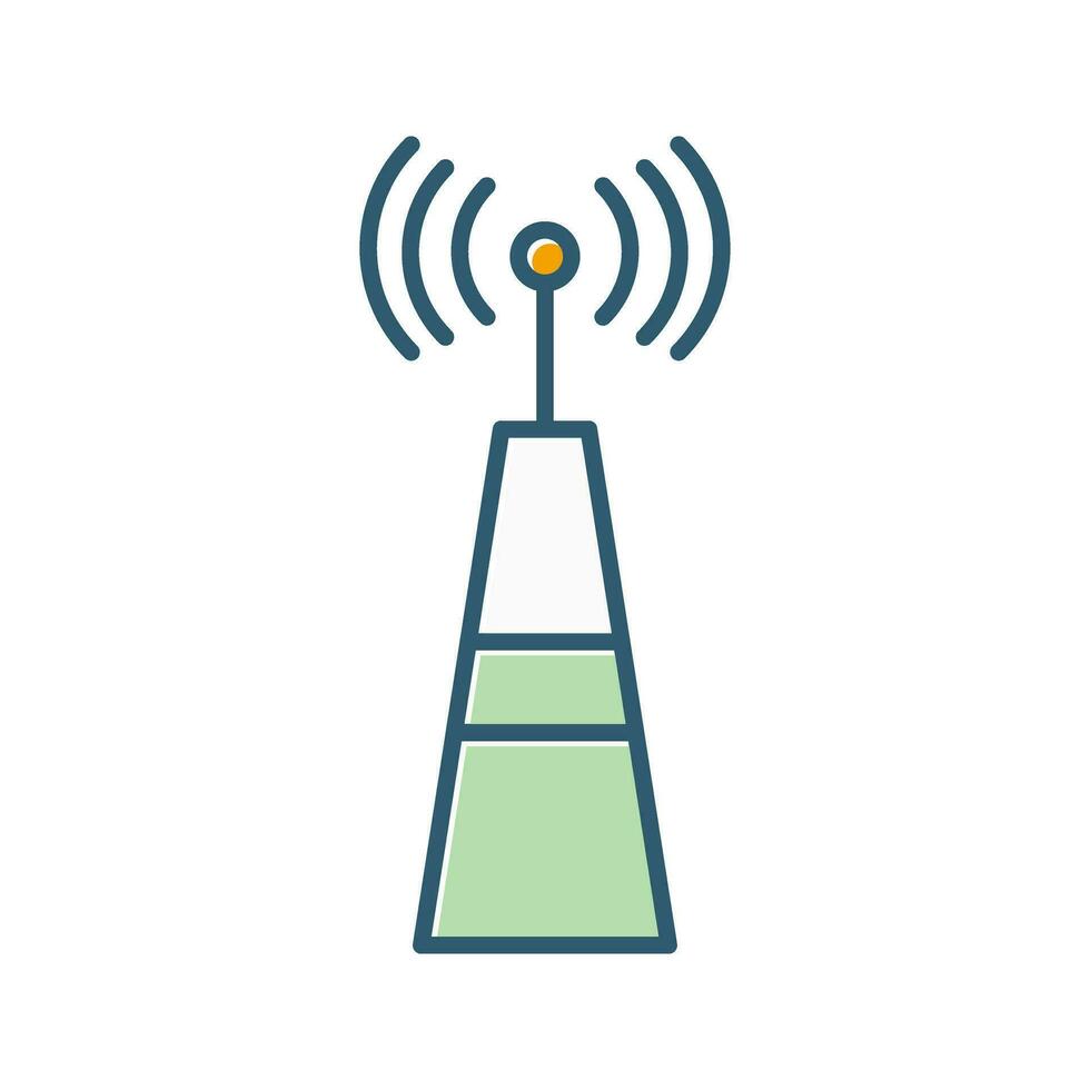 Signals Tower Vector Icon