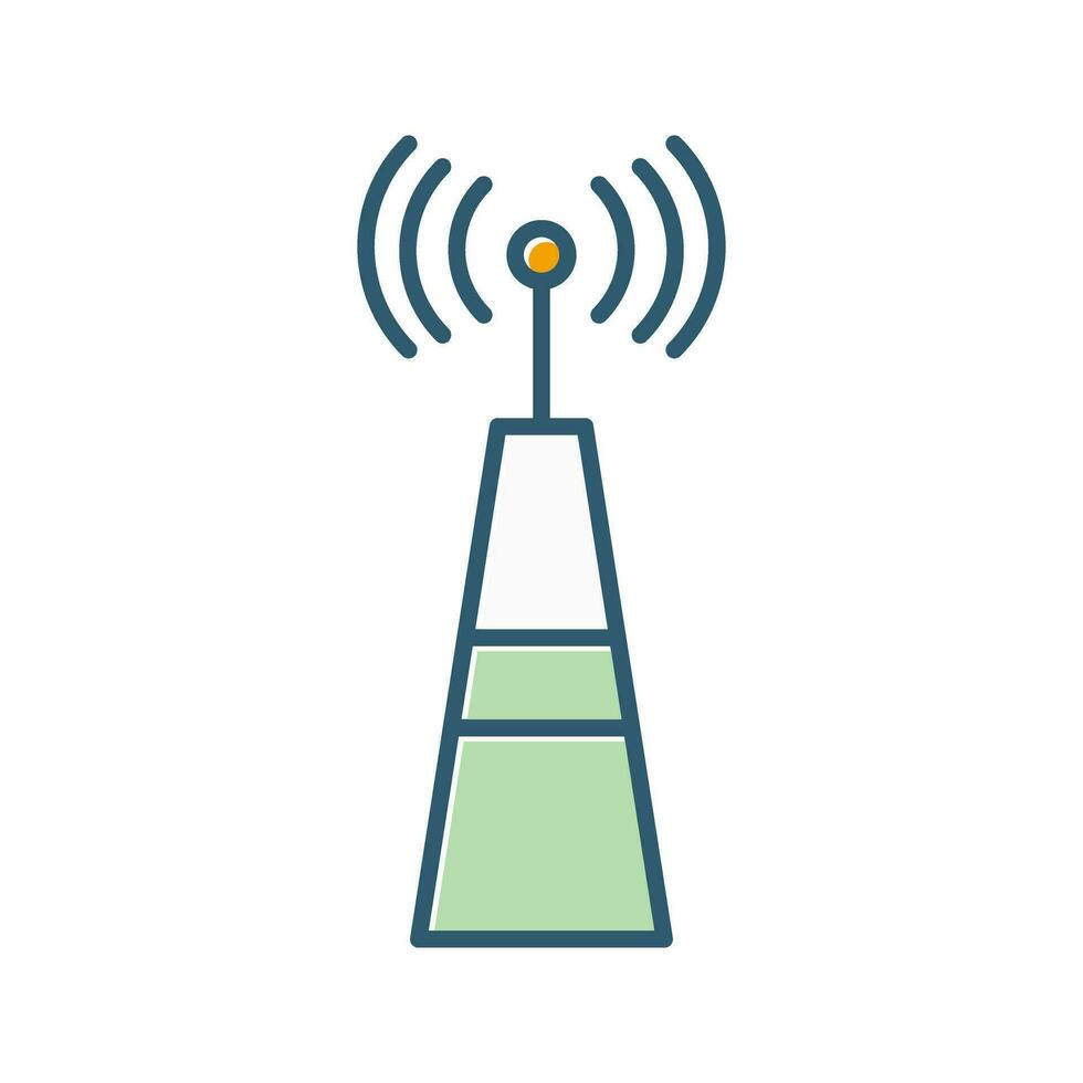 Signals Tower Vector Icon