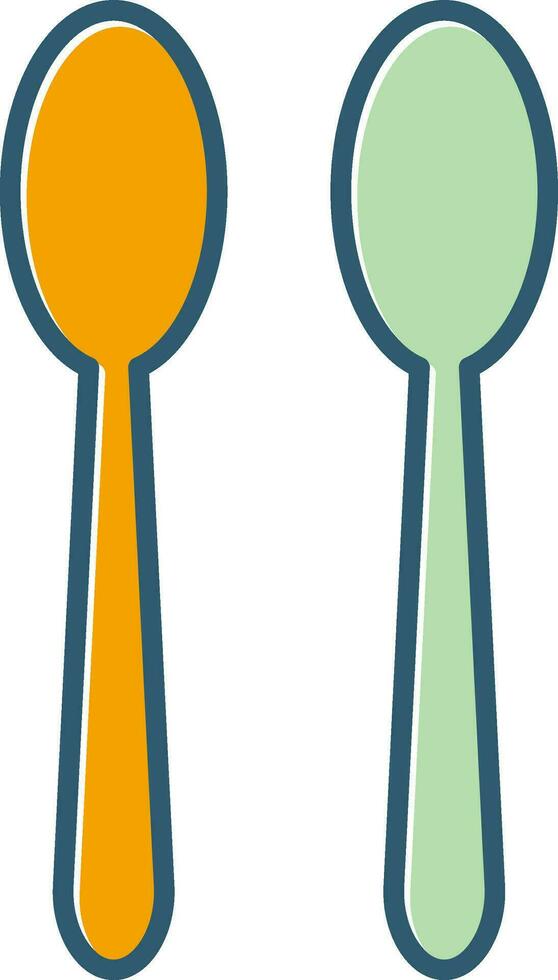 Spoons Vector Icon