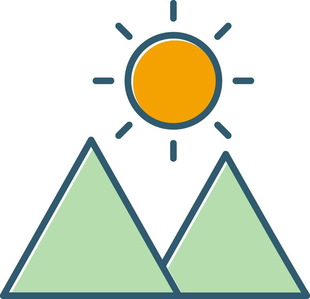 Sunny Weather Vector Icon