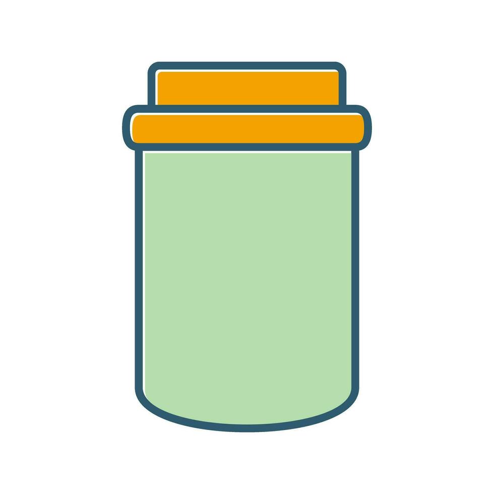 Jam Bottle Vector Icon