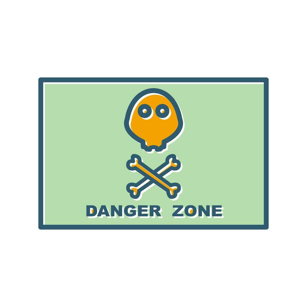 Danger Zone Vector Icon