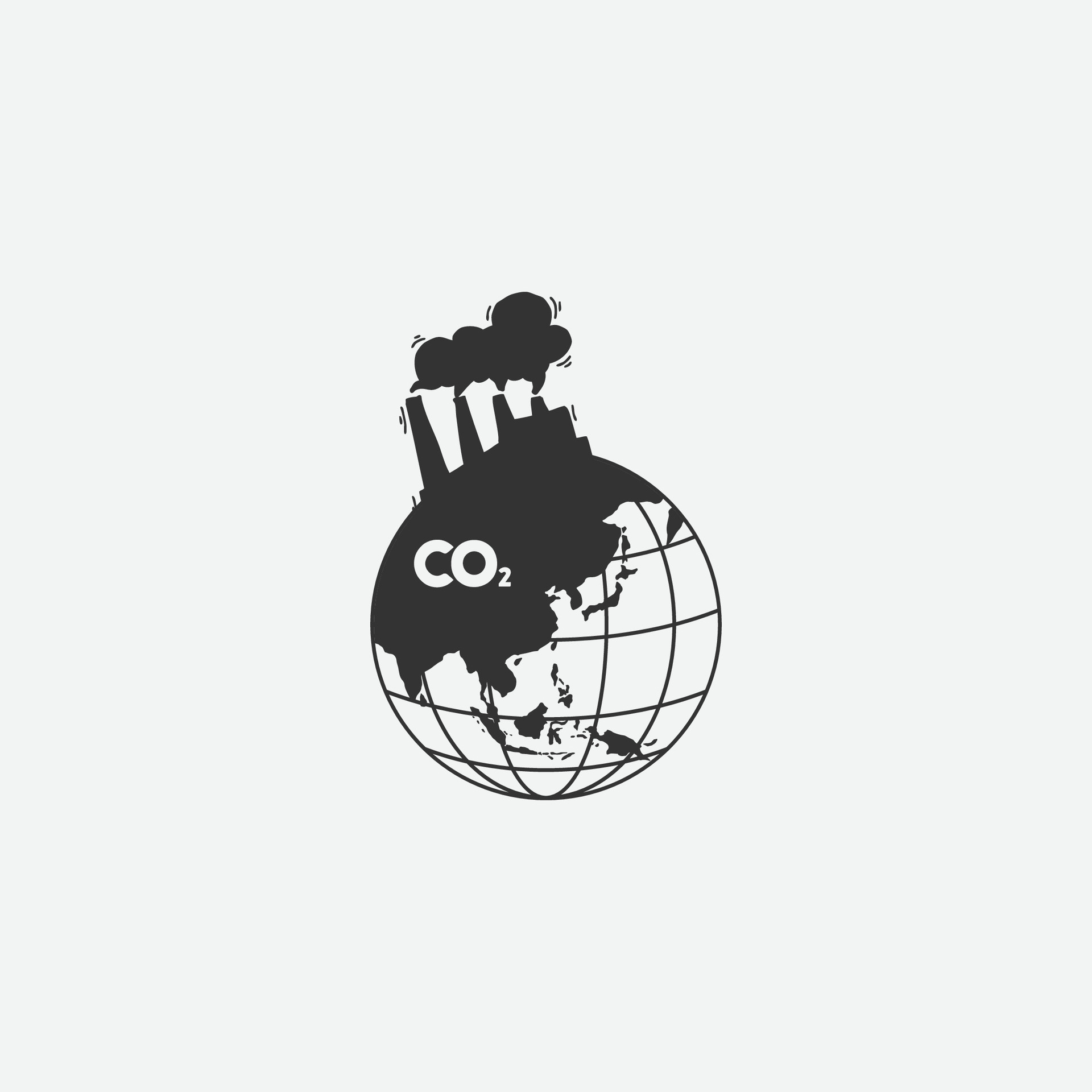 CO2 emission logo vector 28308042 Vector Art at Vecteezy