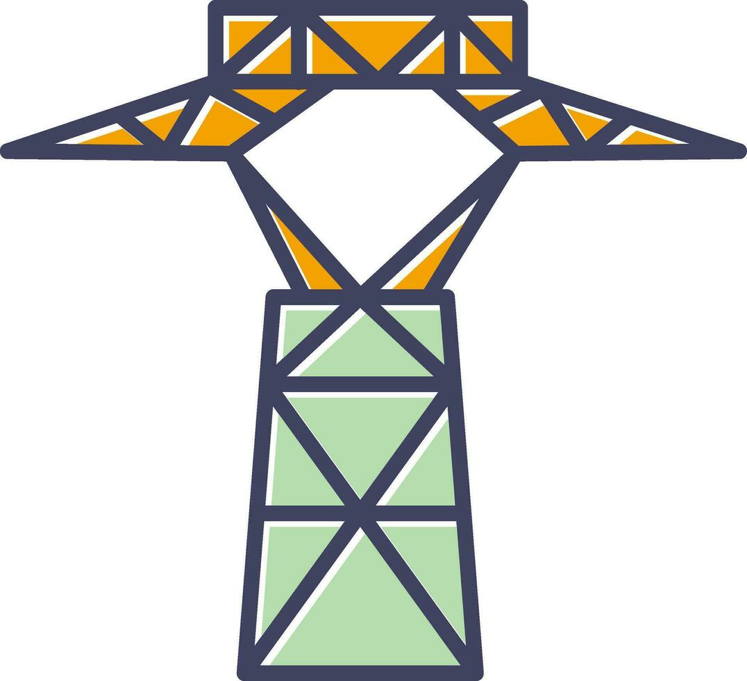 Power Line Vector Icon