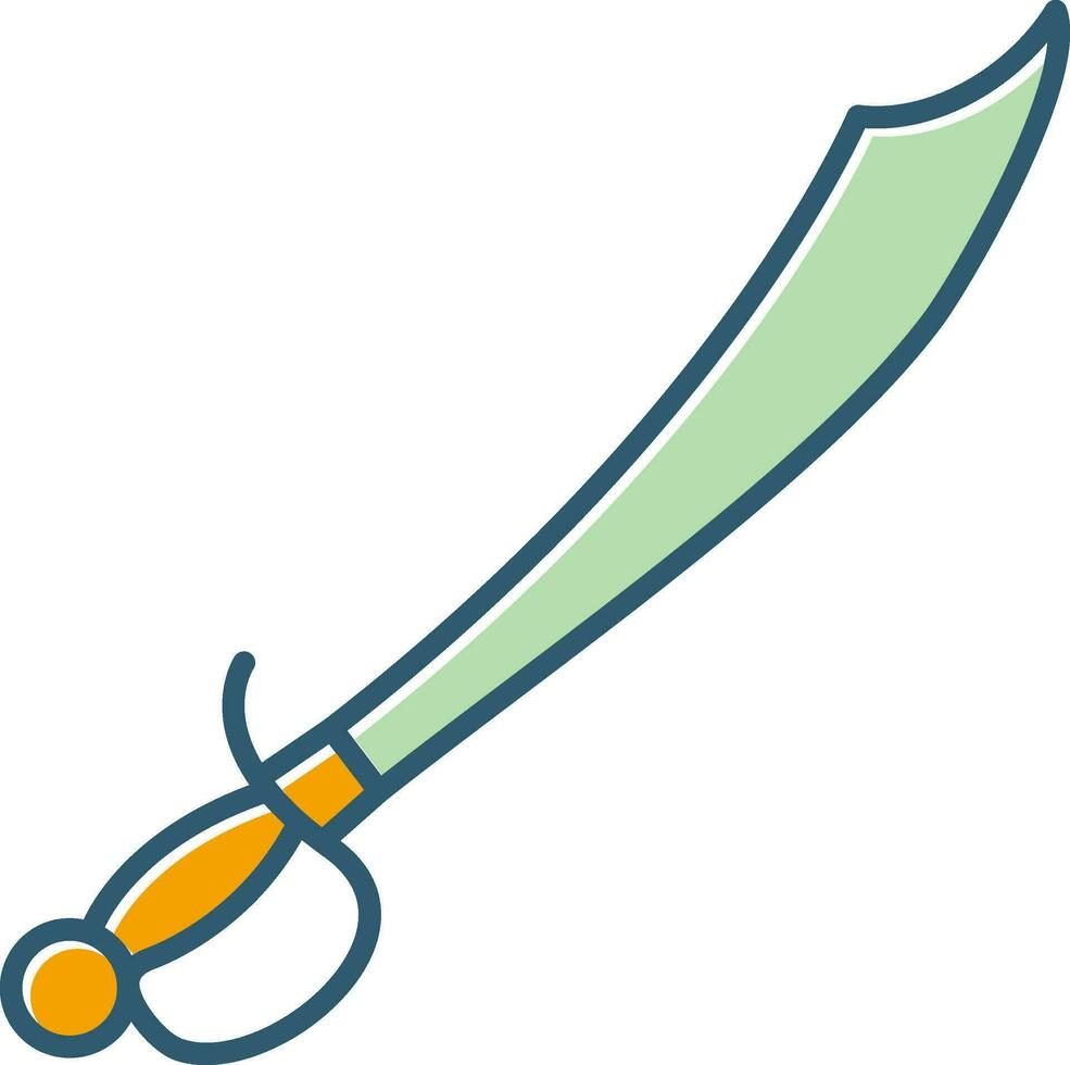 Pirate Sword Vector Icon