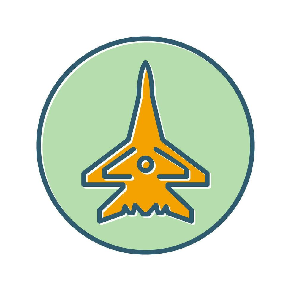 Fighter Plane Vector Icon