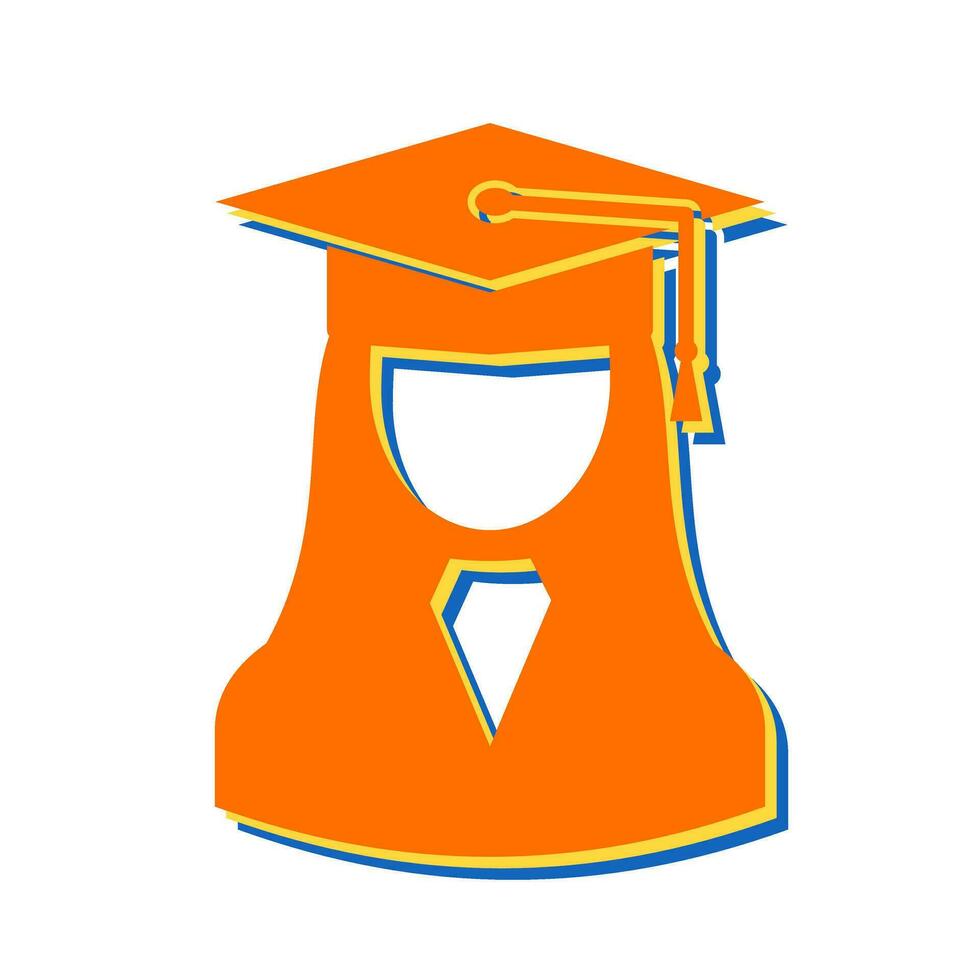 Female Student Vector Icon