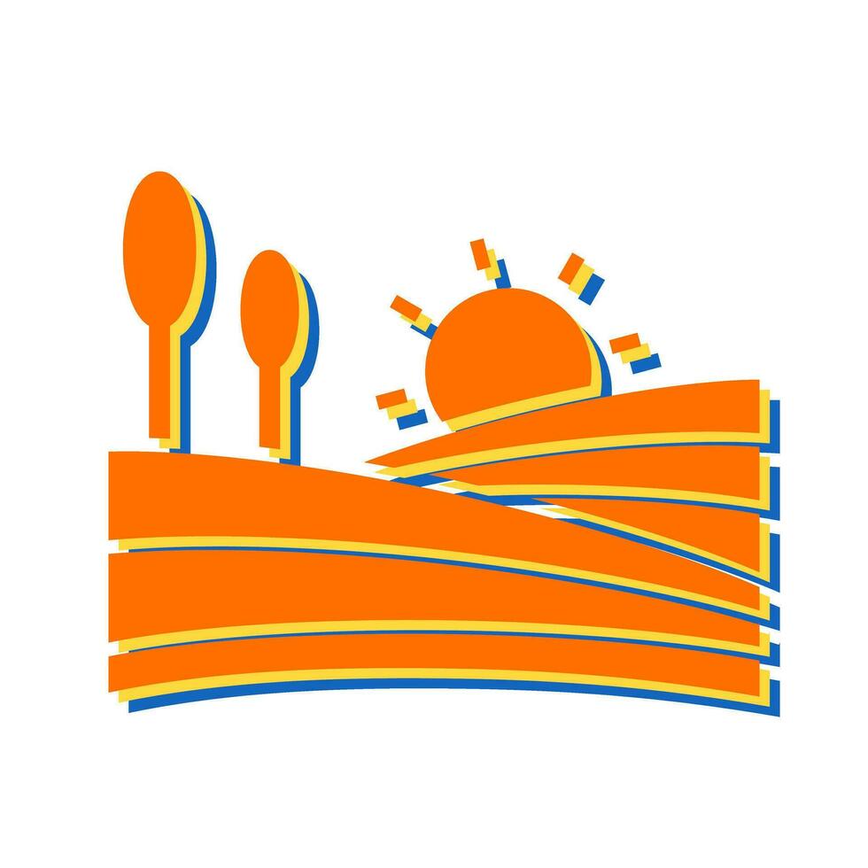Farms Vector Icon