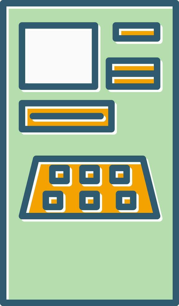 Cash Machine Vector Icon