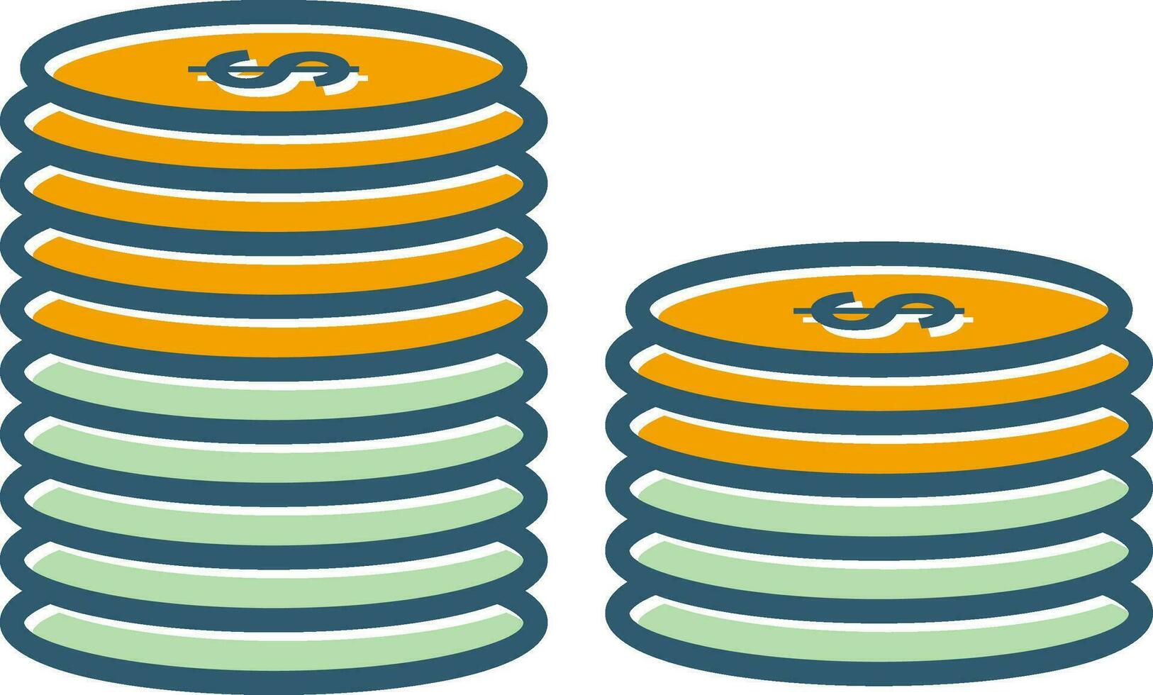 Stack of Coins Vector Icon