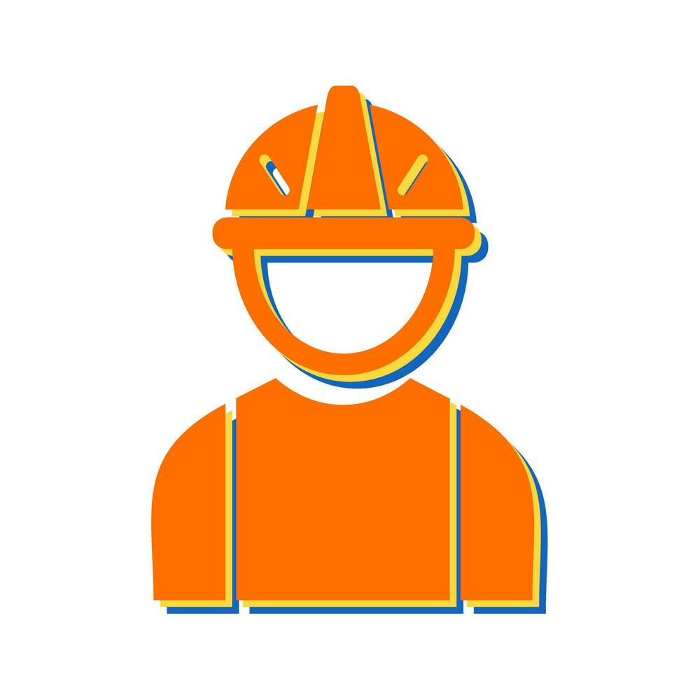 Construction Worker Vector Icon
