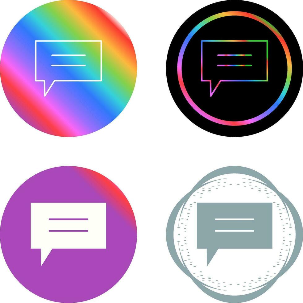 Messaging Vector Icon