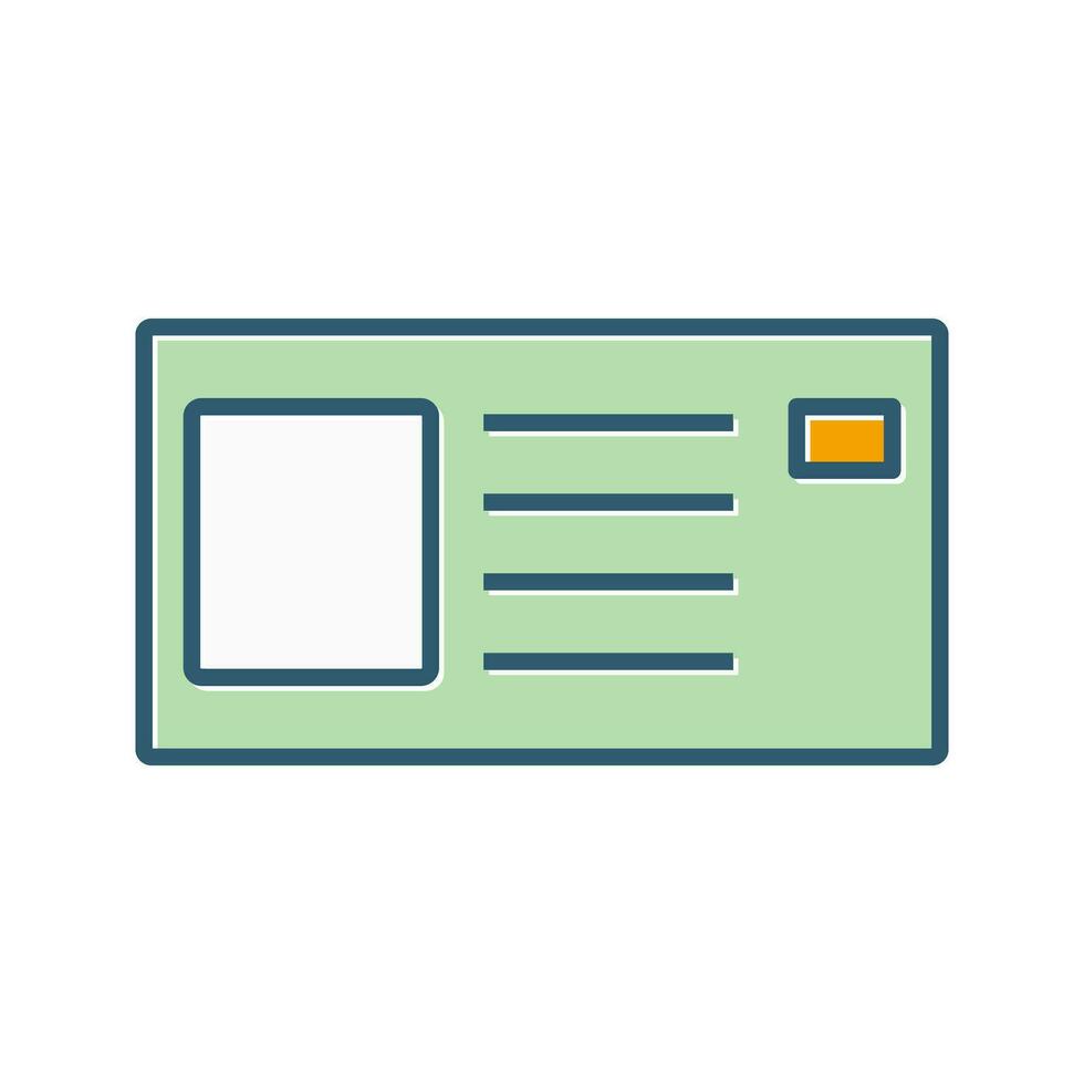 Identity Card Vector Icon
