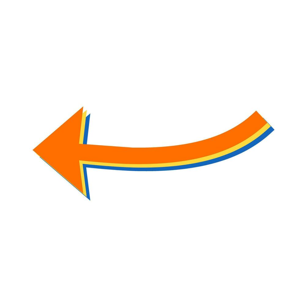 Arrow Pointing Left Vector Icon