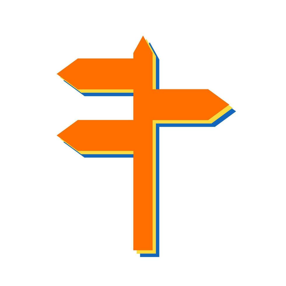Street Sign Vector Icon