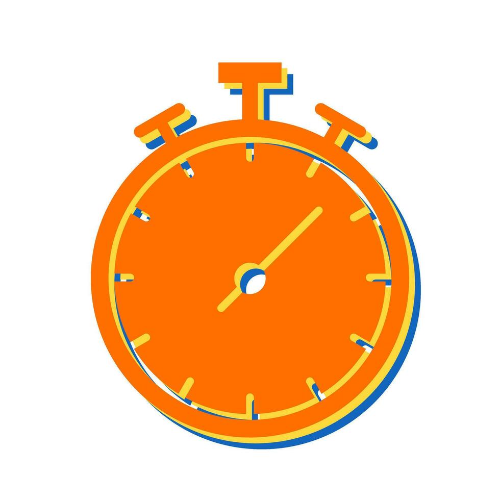 icono de vector de cronómetro