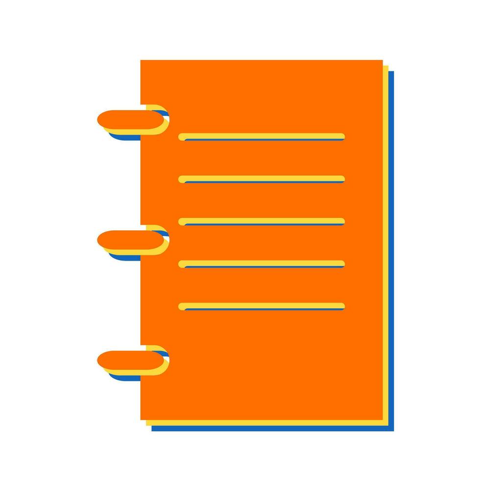 Notebook Vector Icon