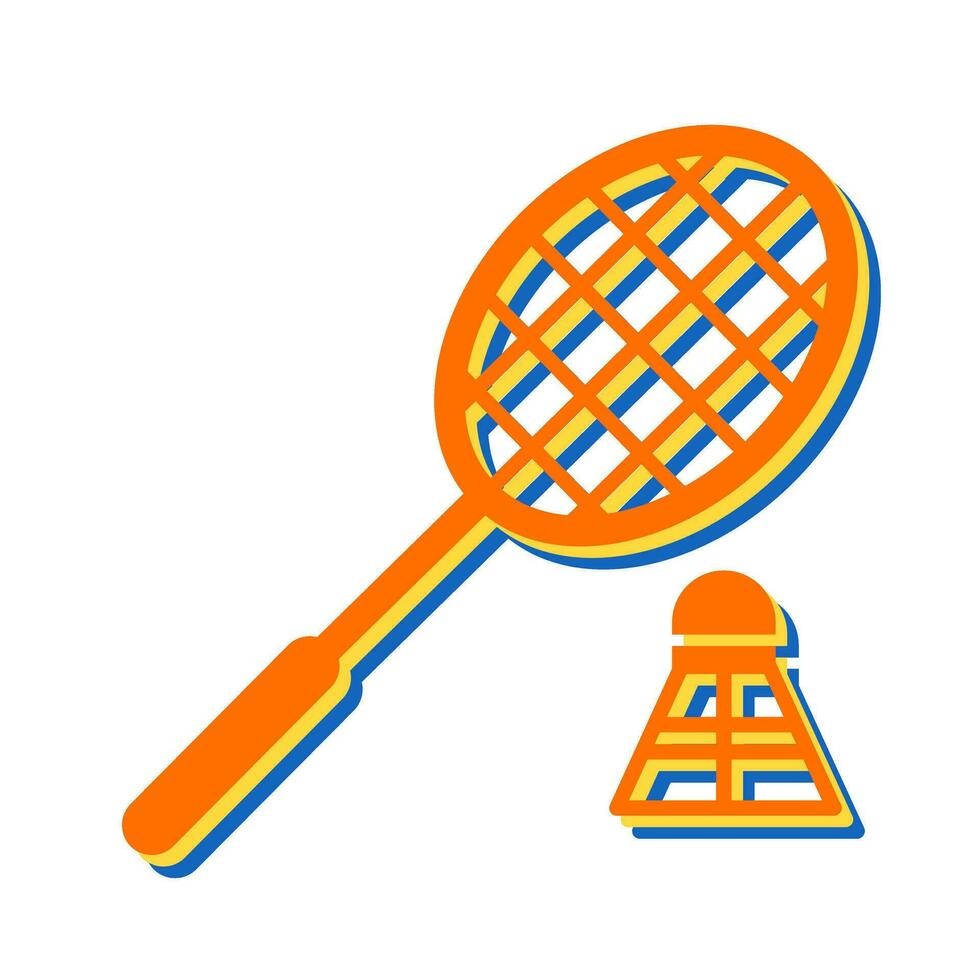 Badminton Vector Icon