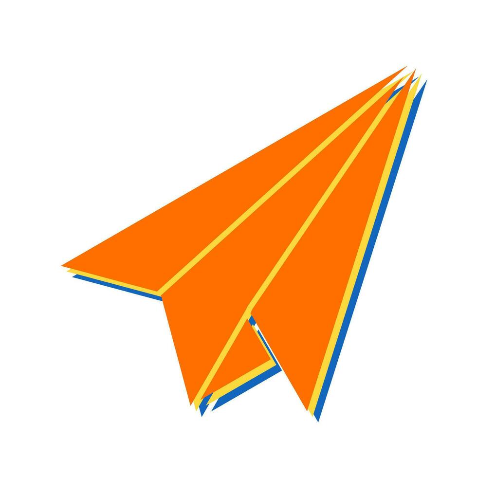 Paper Plane Vector Icon
