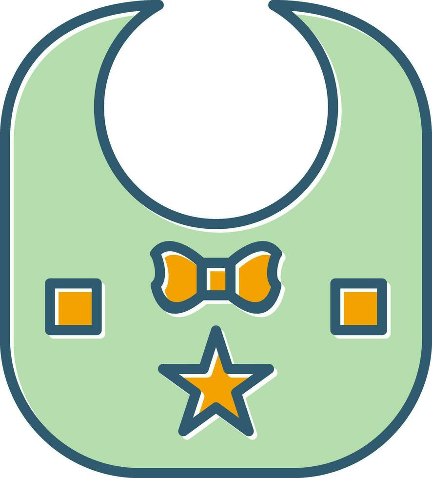 Baby Bib Vector Icon