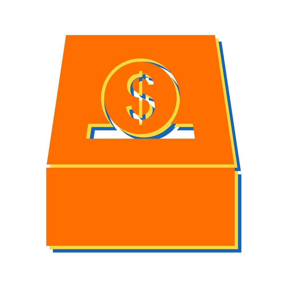 Charity Box Vector Icon