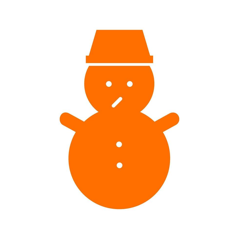 Snowman Vector Icon