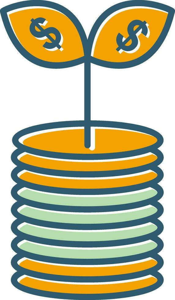 Money Growth Vector Icon