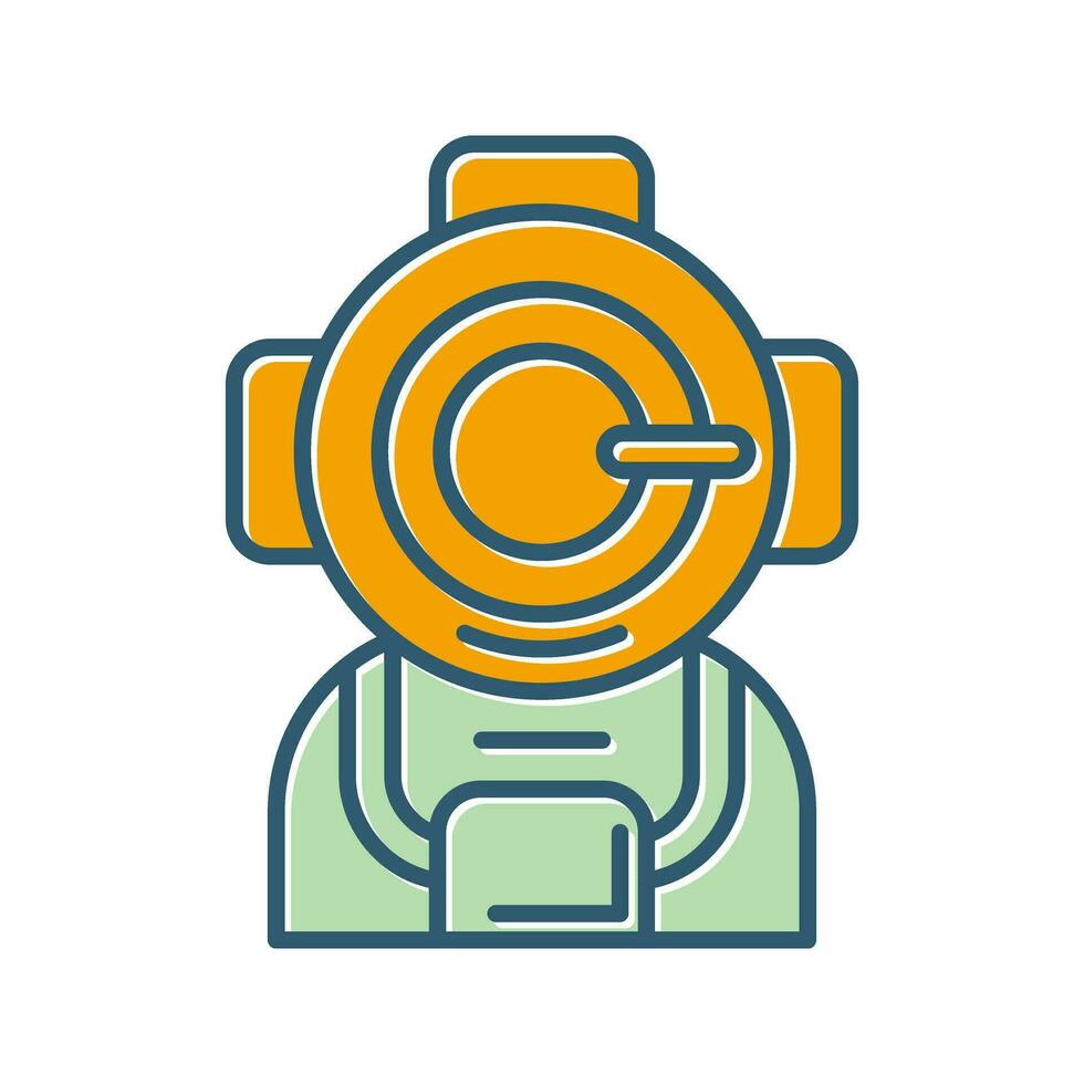 Diving Helmet Vector Icon