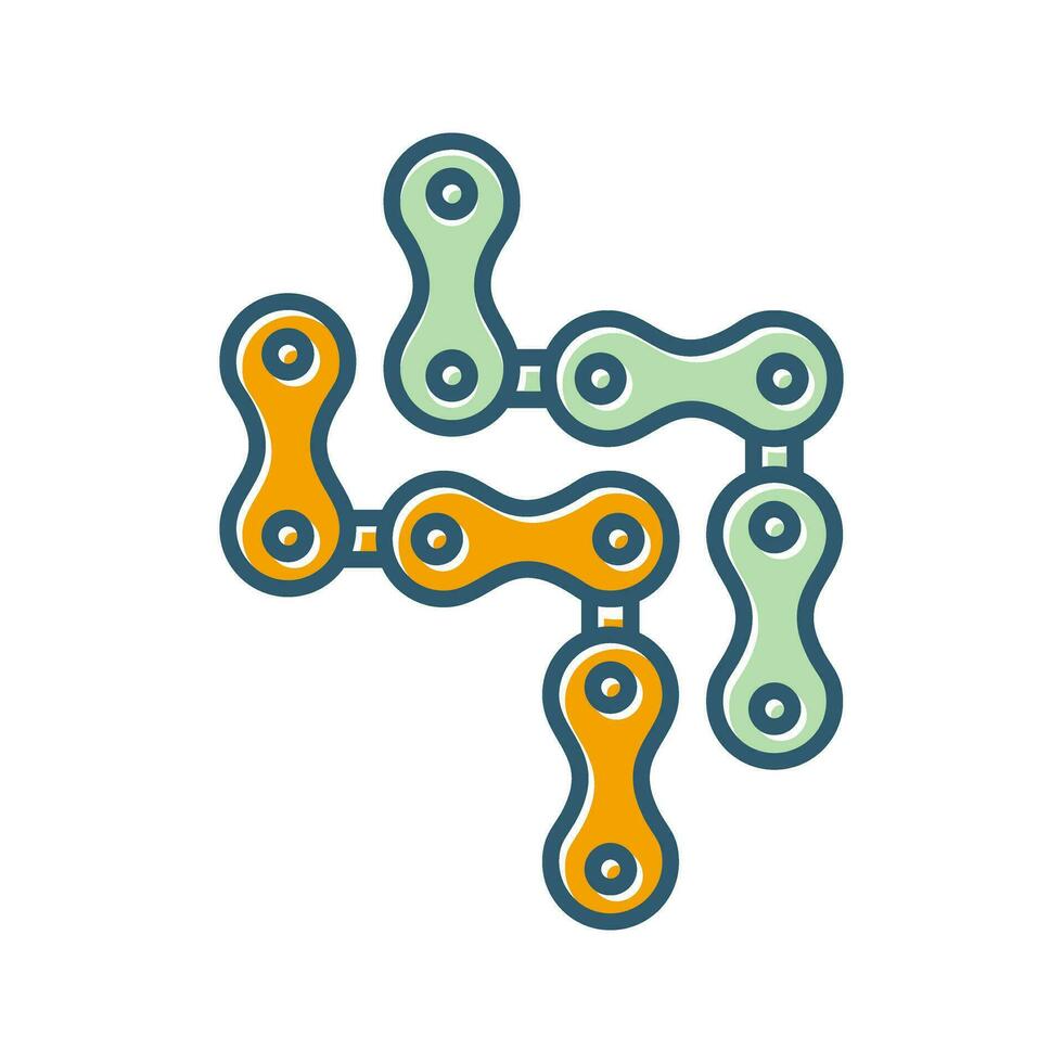 Cycle Chain Vector Icon