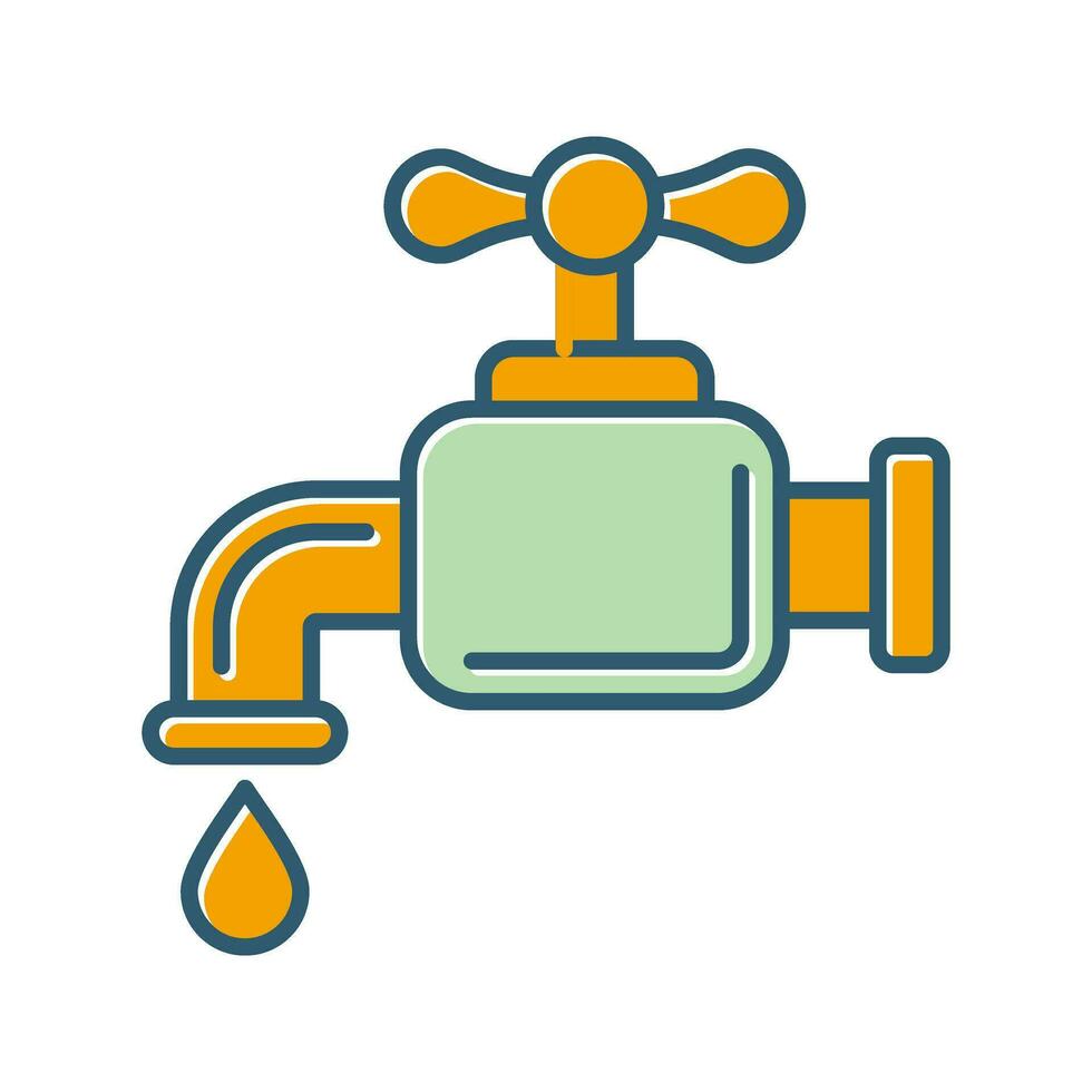 Water Faucet Vector Icon