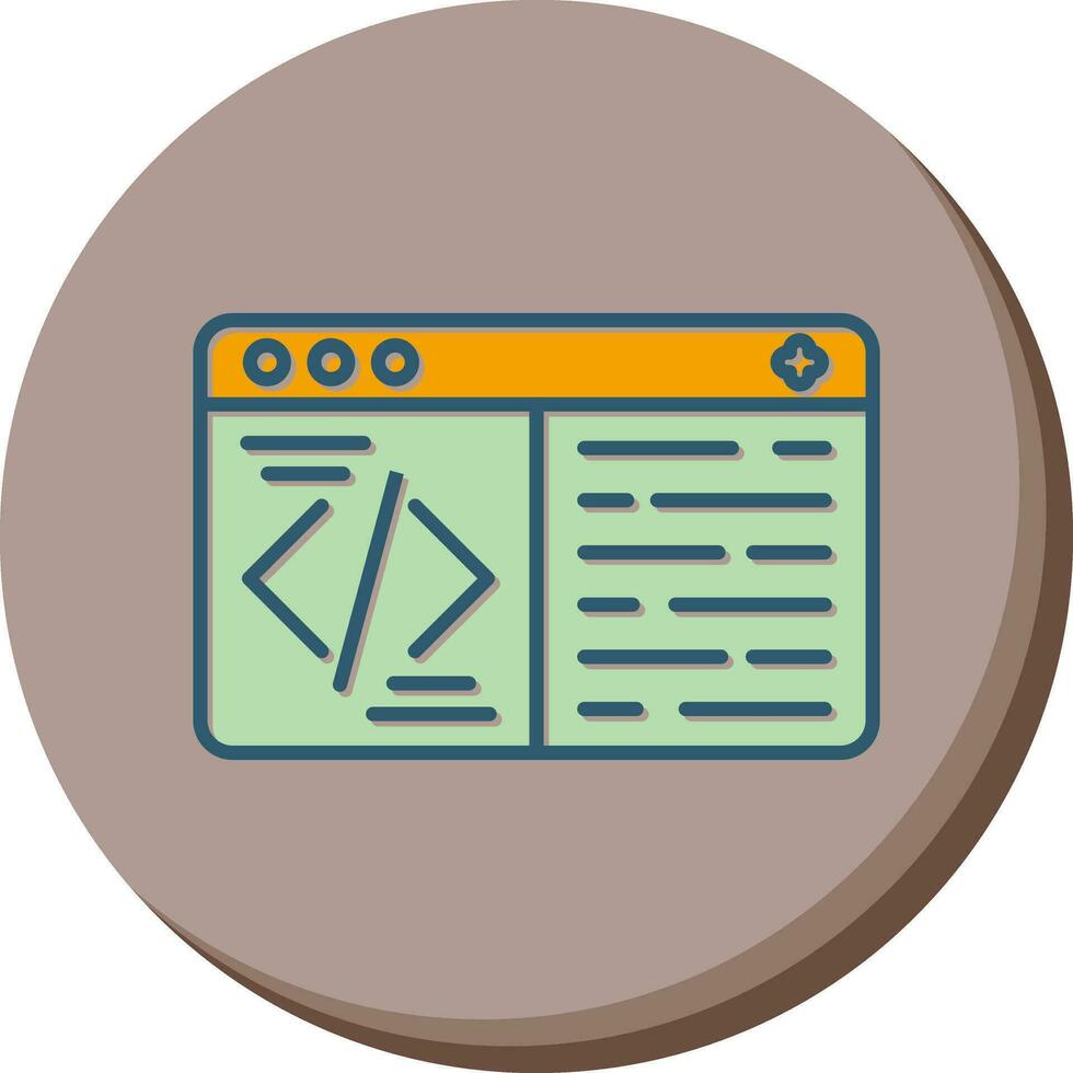 Coding Vector Icon