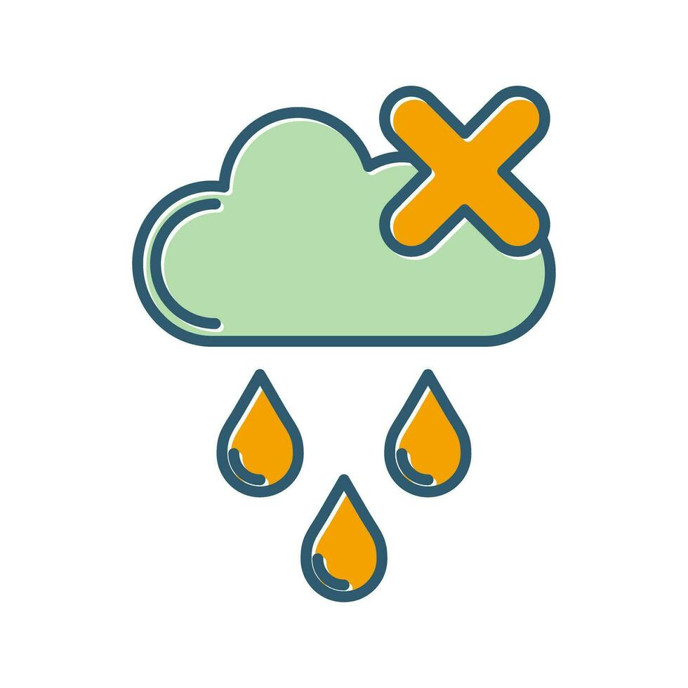 No Rain Vector Icon