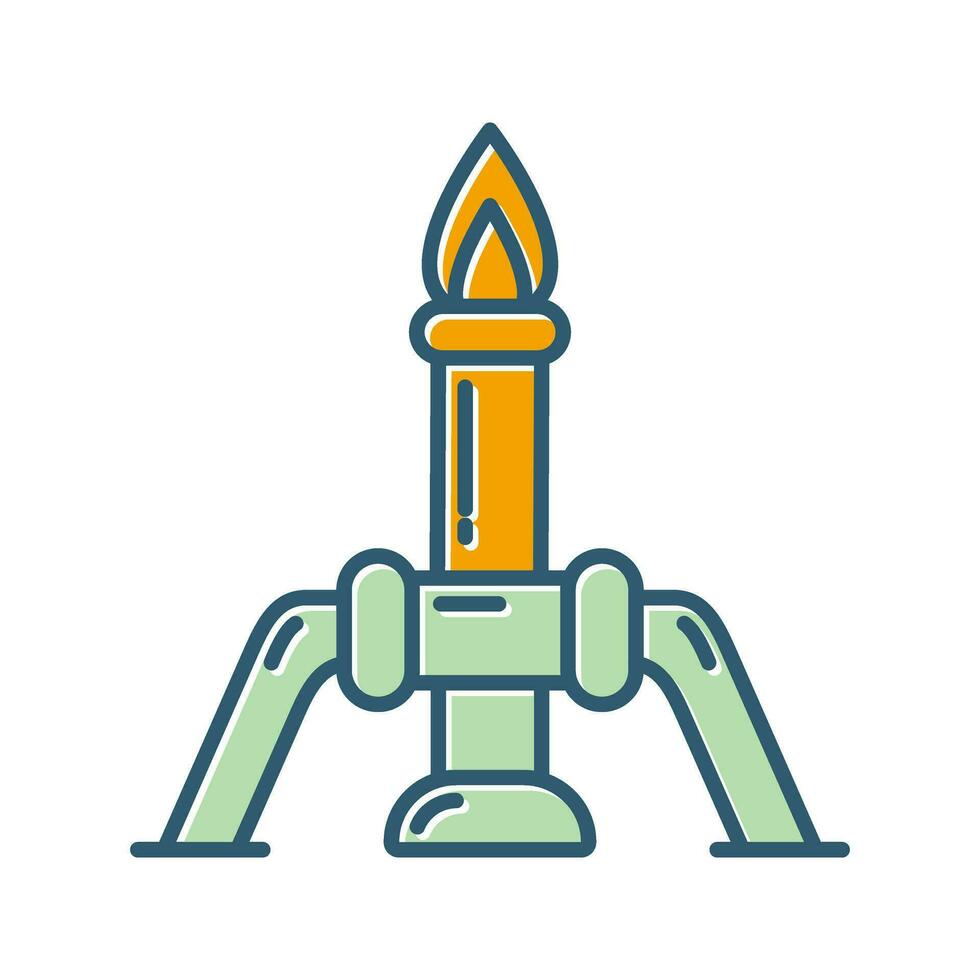 Chemistry Candles Vector Icon