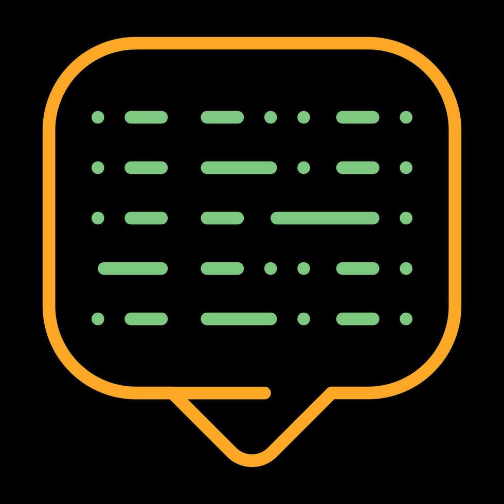 Morse Code Vector Icon