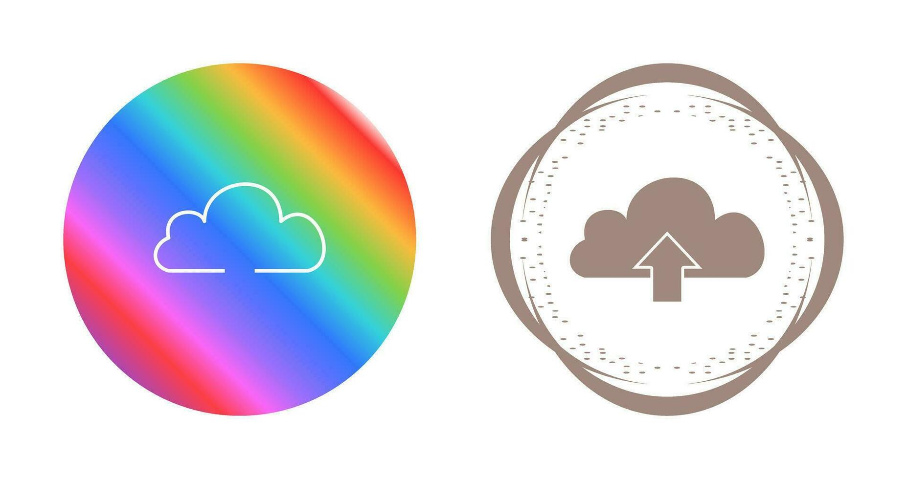 Cloud with upward arrow Vector Icon