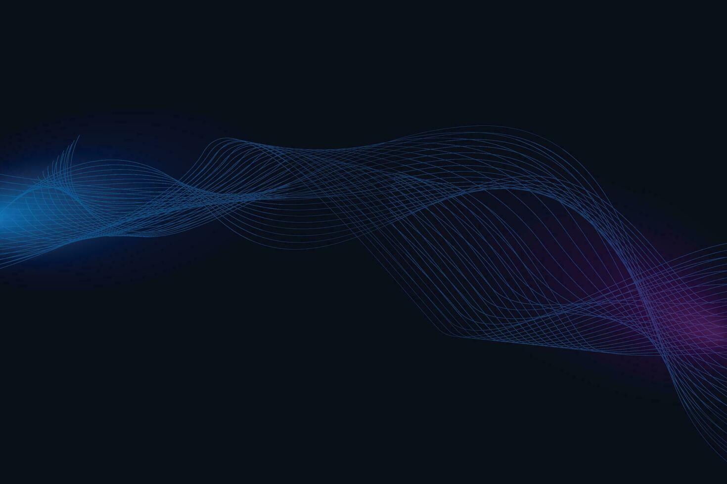 Abstract futuristic wave flow line motion graphic technology background vector