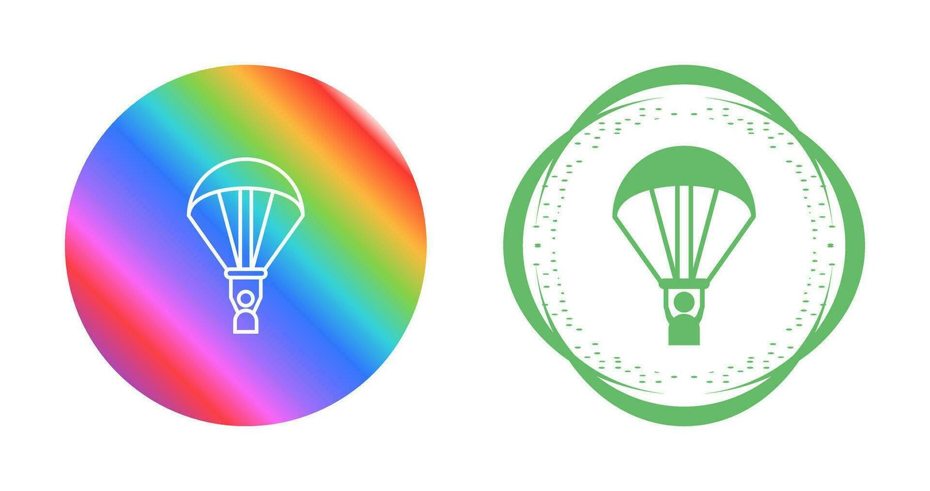 Paragliding Vector Icon
