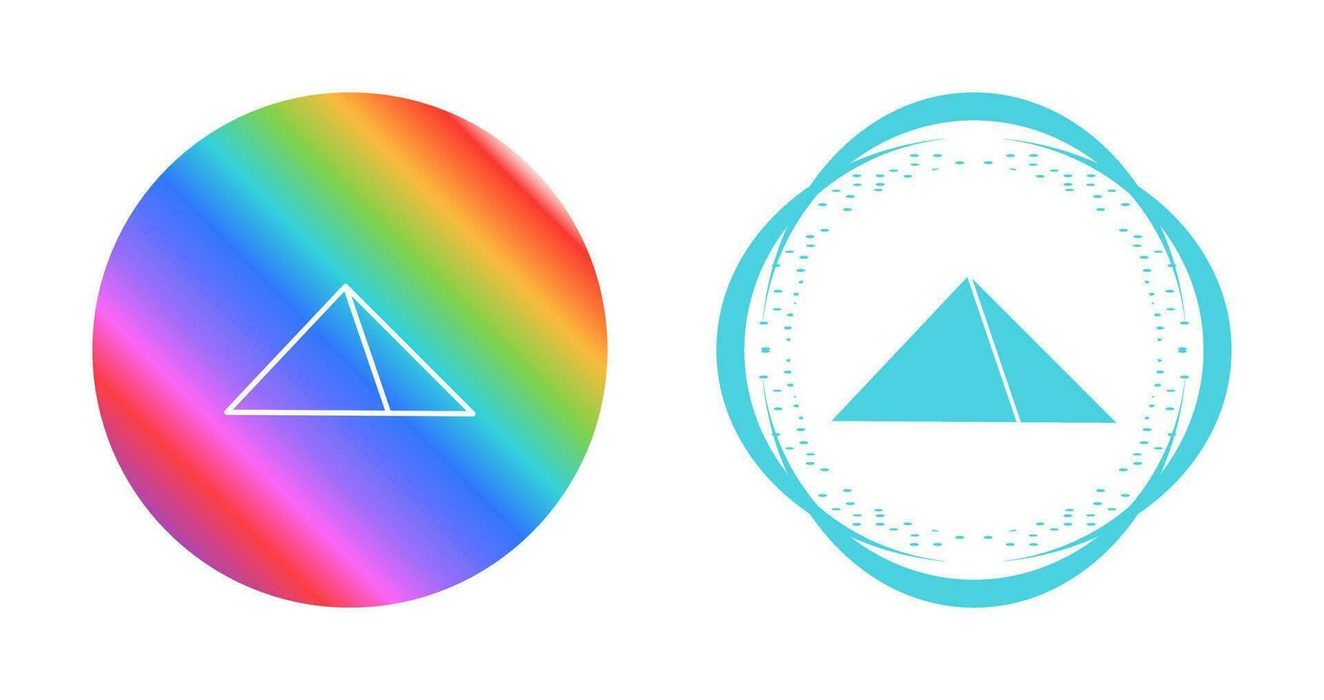 Pyramid Vector Icon