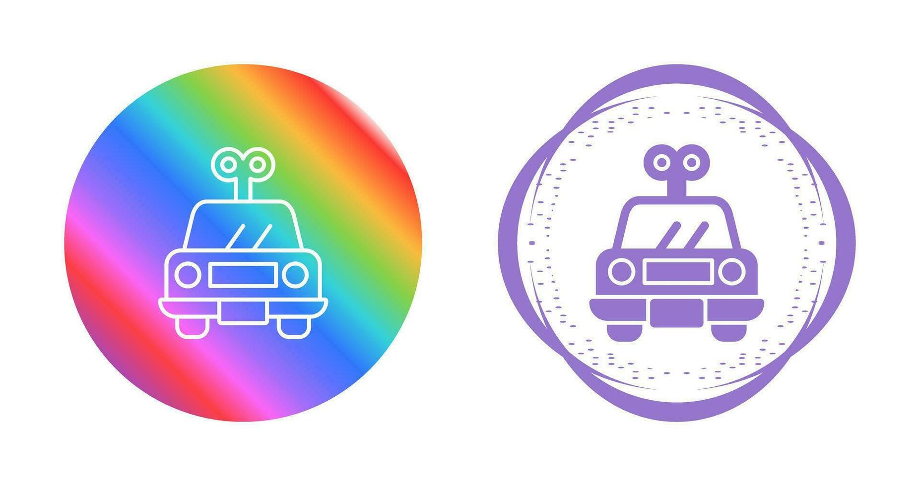 Car Toy Vector Icon