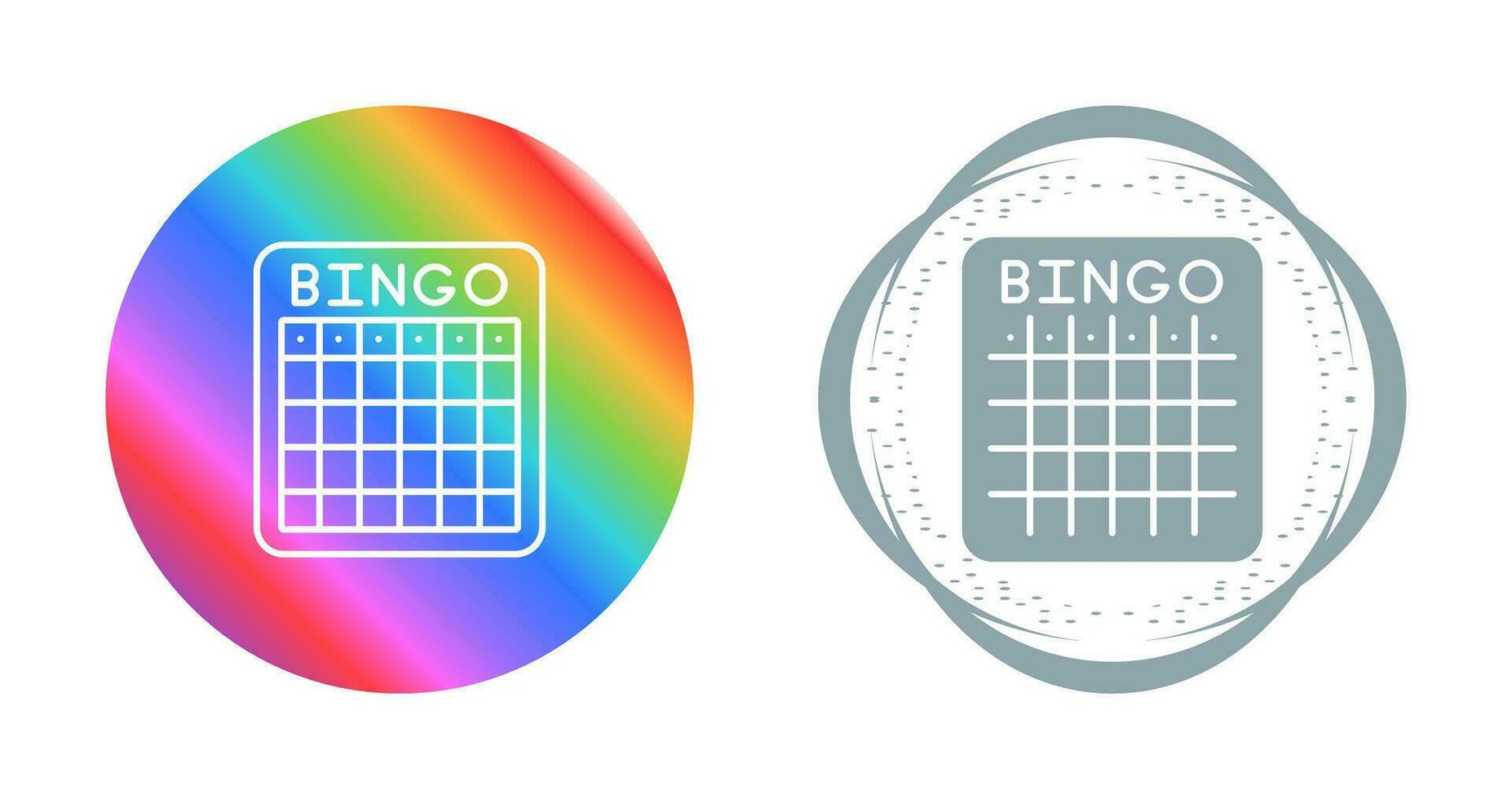 icono de vector de bingo