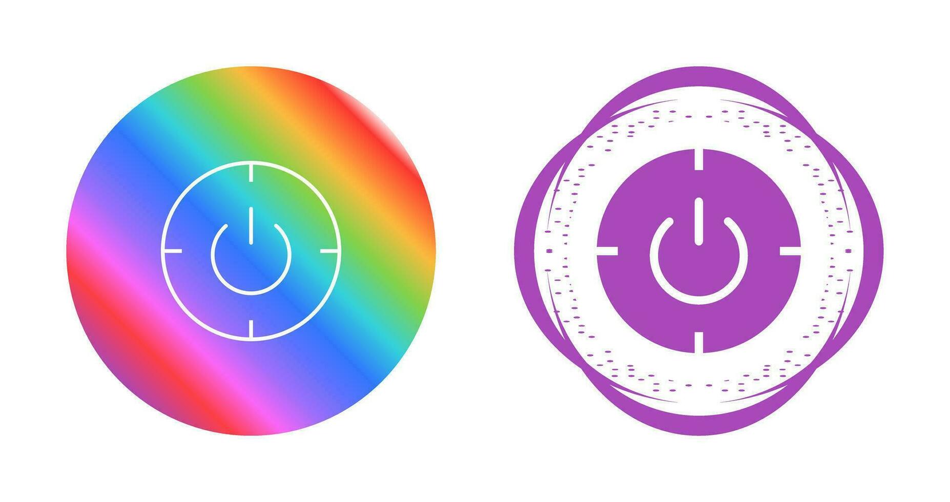 Scheduled power on and off Vector Icon