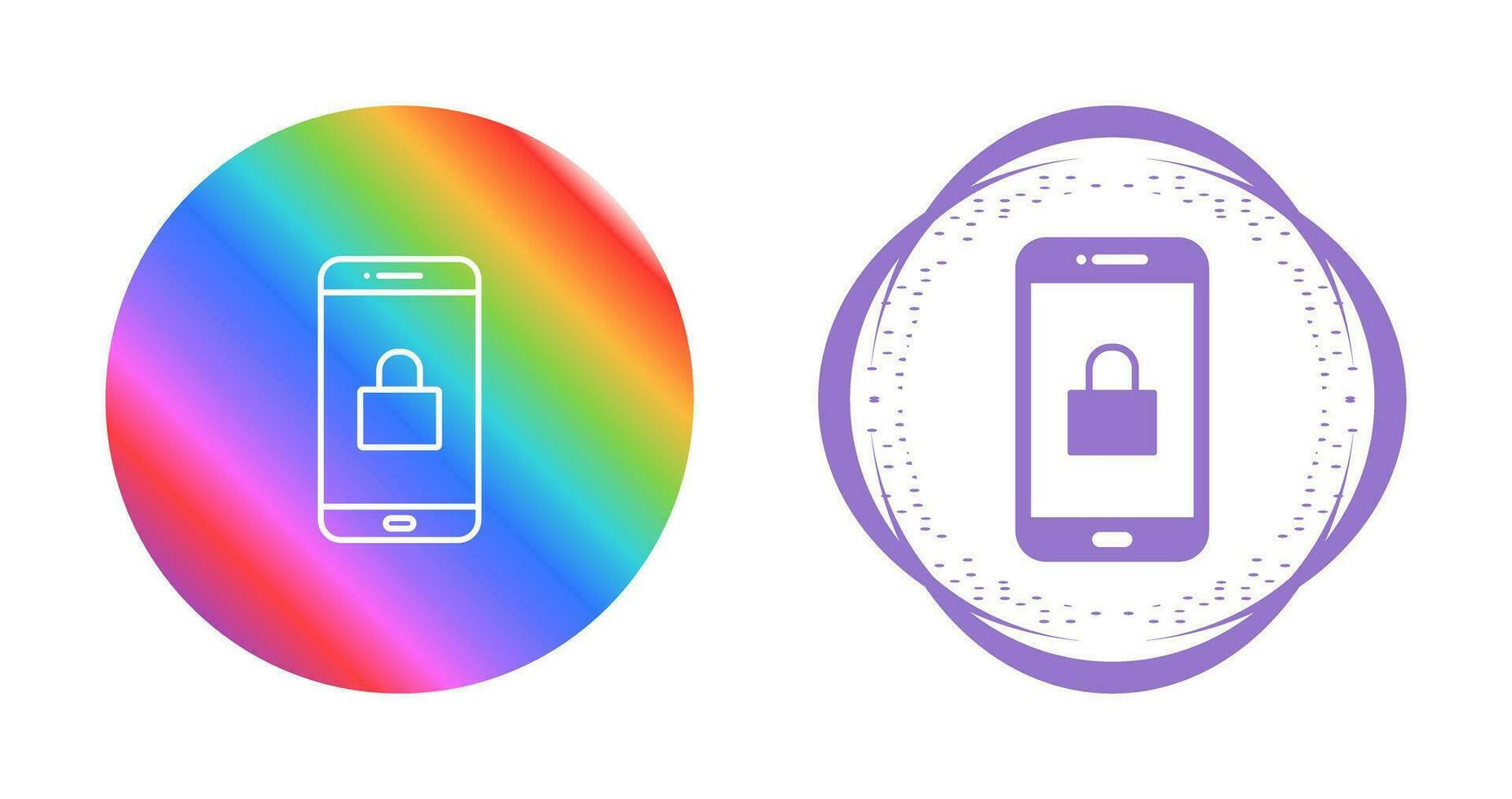 Locked Phone Vector Icon