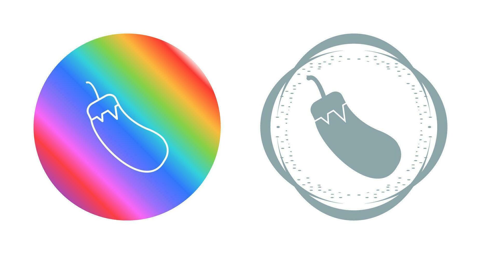 Eggplant Vector Icon