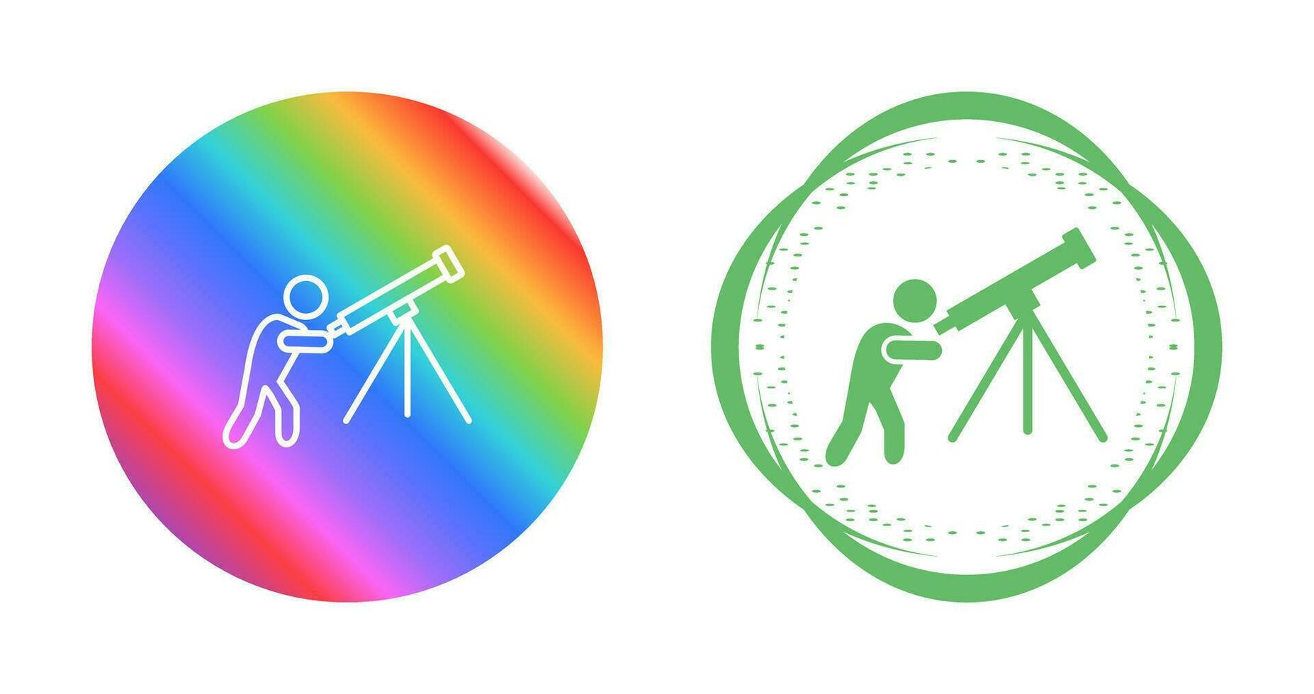 Adjusting Telescope Vector Icon
