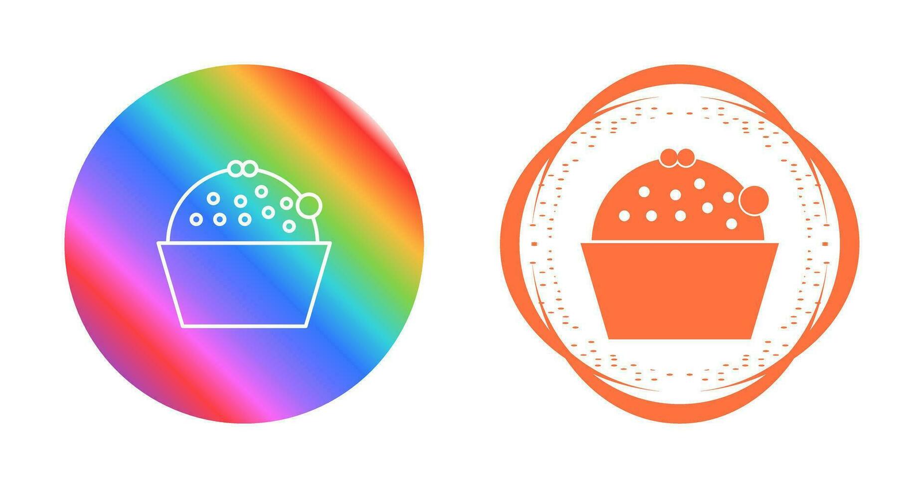 Cup Cake Vector Icon