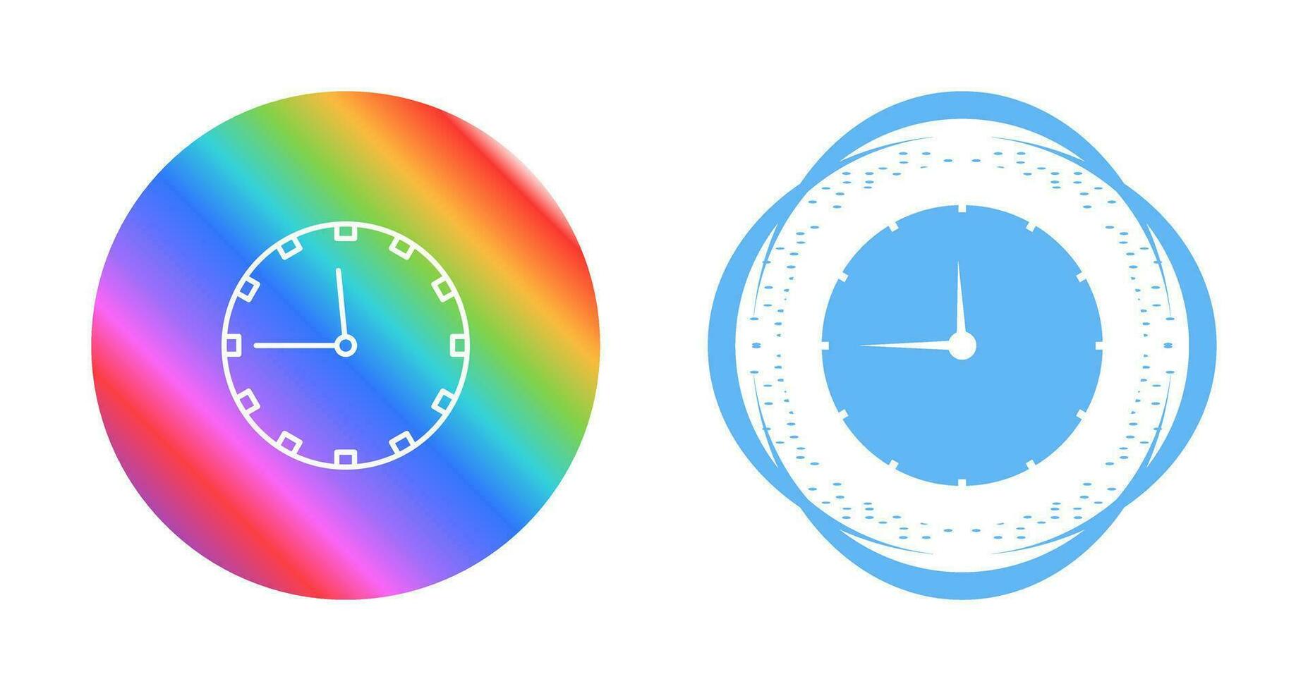 Wall Clock Vector Icon