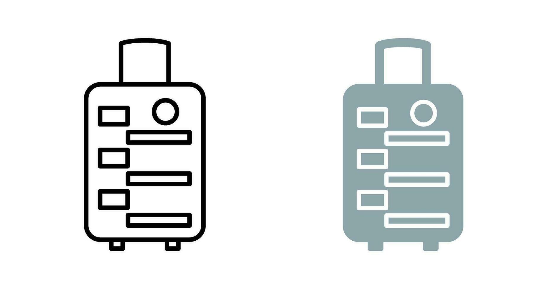 Luggage Bag Vector Icon